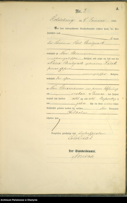 image.from.unit.number "Geburts-Haupt-Register Nr 1 - 121"