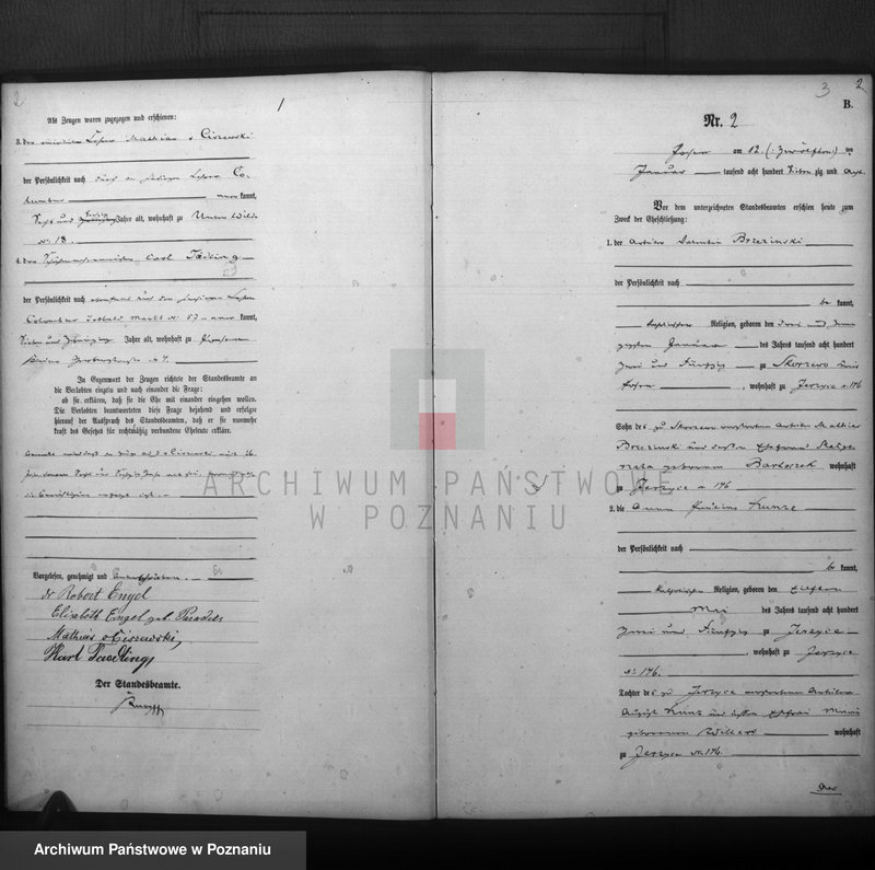 Obraz 3 z jednostki "Księga małżeństw"