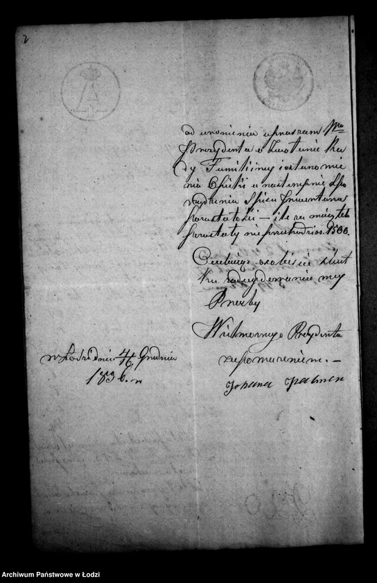 Obraz 6 z jednostki "Akta tyczące się ustanowienia opieki nad nieletnimi Amalią, Marią, Natalią, Juliuszem i Gotlibem Palmer po zmarłym Janie Palmer farbiarzu"