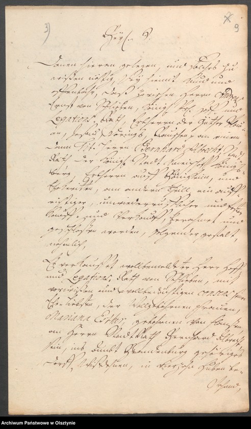 image.from.unit.number "Wisdehnen, H.[Haupt] A. [Amt] Brandenburg [Pokarmin]. Acta die Confirmaion des Kaufkontrakts zwischen dem Hof=und Legationsrath Andreas Ernst v. [von] Schlieben und dem Könighöfischen Stadtrath Bernh. [ Bernhard] Albrecht"