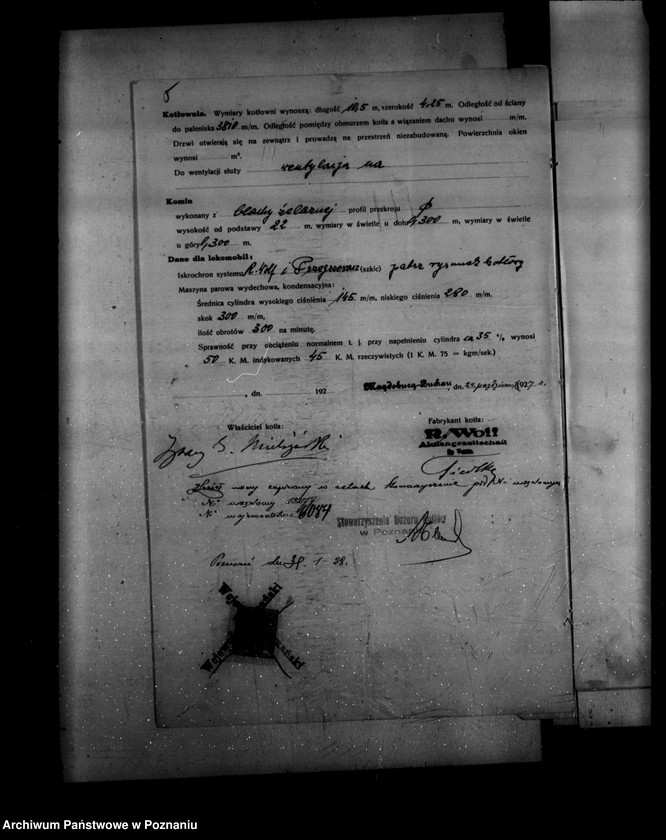 Obraz 9 z jednostki "Młyn parowy w Iwnie własność Hr. Mielżyńskiego nr woj. 6084"