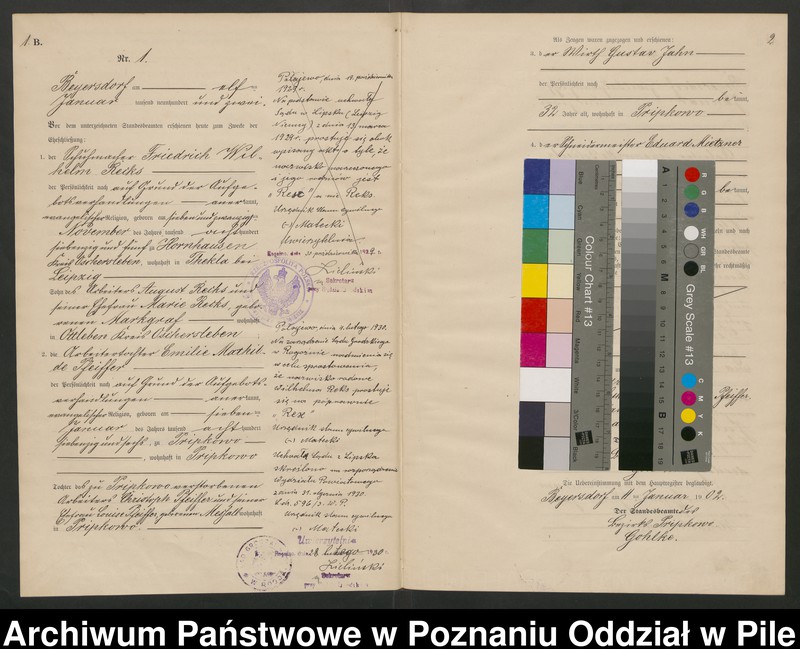 Obraz 3 z jednostki "Księga małżeństw"