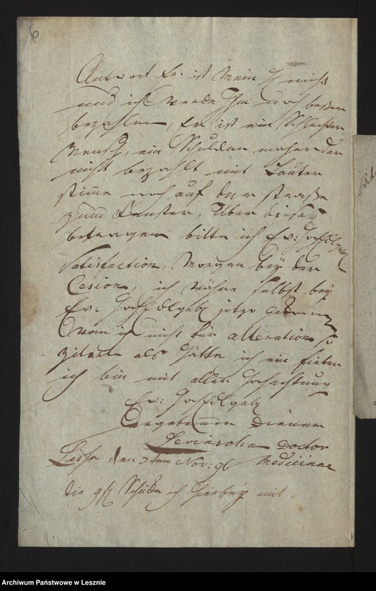 Obraz 8 z jednostki "[Requisition des allhiesigen Magistrats an den Herrn Doktor Kuntze in Absicht der verstorbenen Ehefrau des Schneidermeisters Korber]"