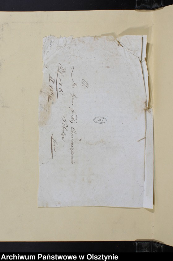 image.from.unit.number "Schreiben d.Justizamt 1787 J. Sache des Carl Gustav Blaseo 1829 Prozess-Sachen des Pfarrers Paulini 1845-1847. Beschluss in die Personaldezem- Sache 1871"