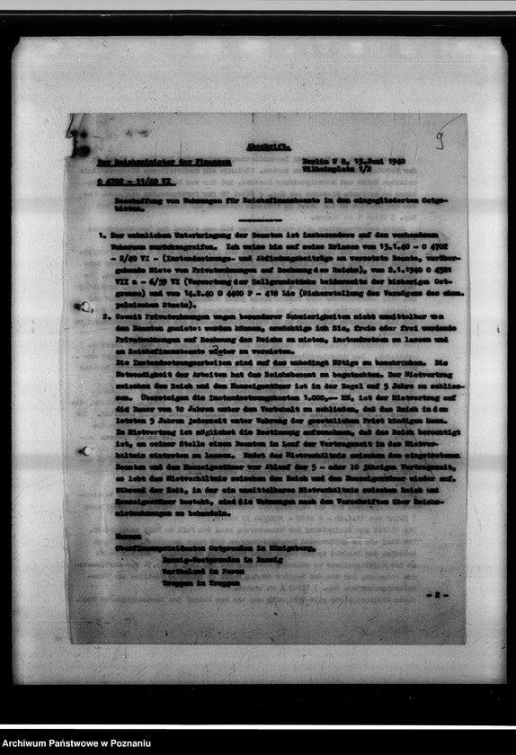 Obraz 13 z jednostki "Wohnungsbau für die Bediensteten der gauselbstverwaltung [Erlasse usw.]."