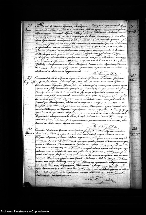 Obraz 13 z jednostki "Księga urodzeń, małżeństw i zgonów parafii rzymskokatolickiej w Praszce z roku 1873"