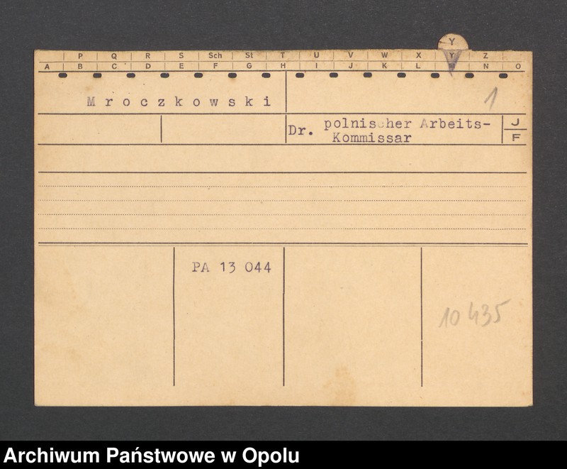 Obraz 3 z jednostki "[Mroczkowski Dr, polnischer Arbeitskommisar]"