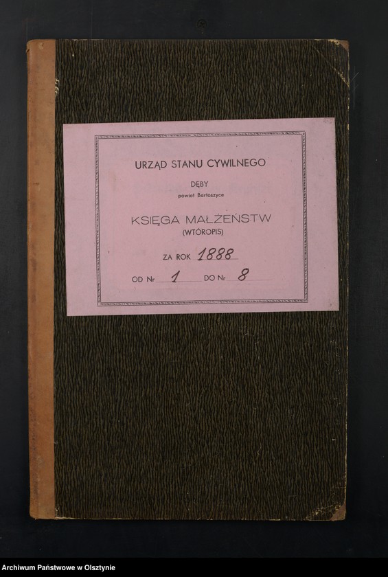 image.from.unit.number "Heiraths-Neben-Register Nr 1 - 8"