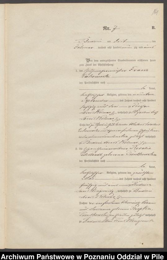 image.from.unit.number "Księga małżeństw"