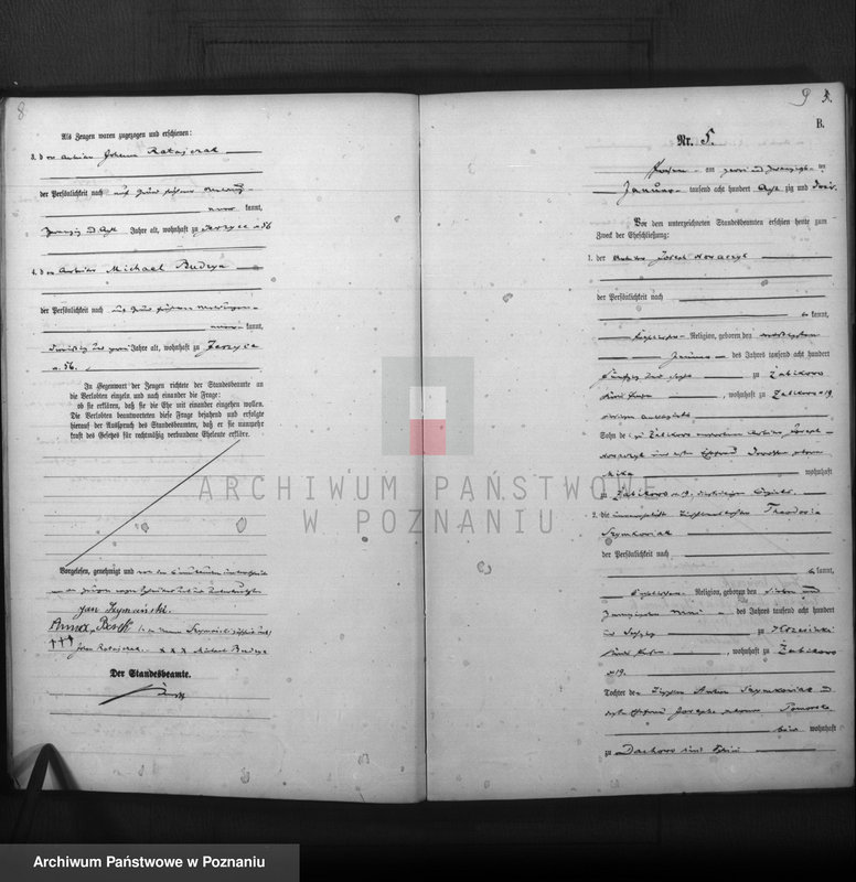 Obraz 6 z jednostki "Księga małżeństw"