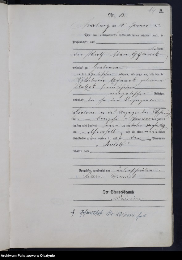 image.from.unit.number "Geburts-Haupt-Register Nr 1 - 321"