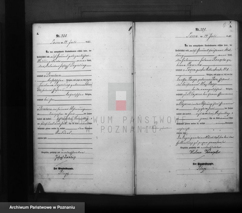 Obraz 10 z jednostki "Księga urodzeń t. II"