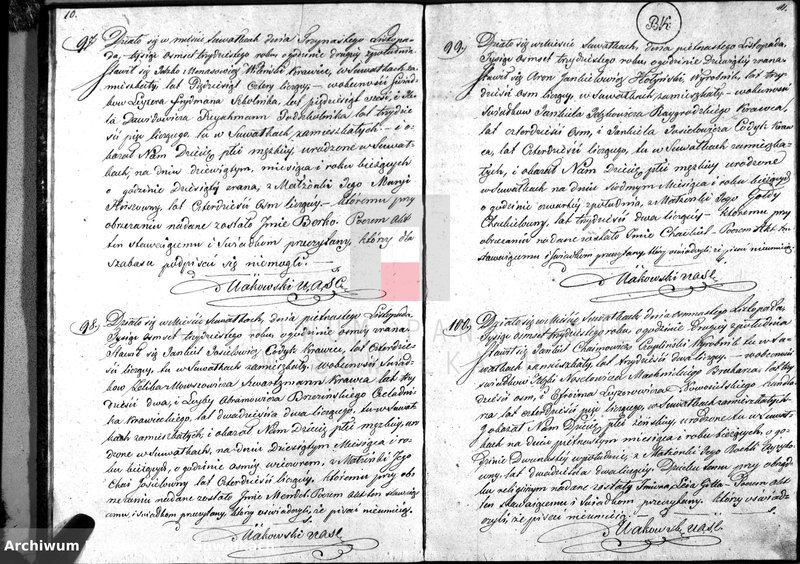 image.from.unit.number "Duplikat Akta Urzędnika Stanu Cwilnego Wyznania Moyżeszowego Okręgu Suwalskiego Urodzonych z roku 1830"