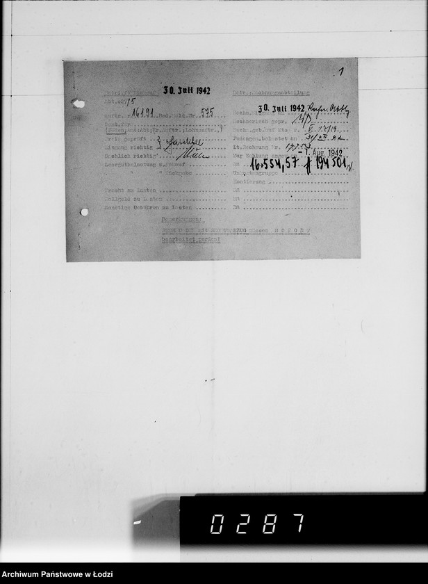 Obraz 5 z jednostki "G. Sache. Rechnungen [za dostawy towarów dla Getta]"