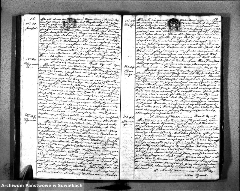 image.from.unit.number "Duplikat Aktów Urodzonych, Zaślubionych i Zeszłych Parafii Kopciowskiey z 1832 Roku."