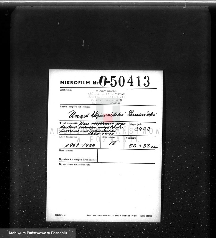 image.from.unit.number "Plan urządzenia gospodarstwa leśnego dla lasu majętności Lubosina powiat szamotulski 1938-1948"