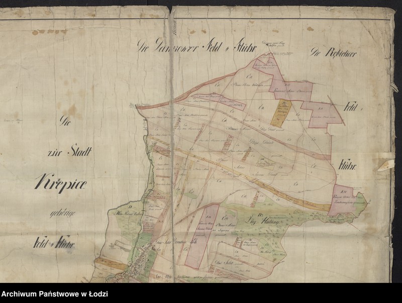 Obraz 2 z jednostki "Plan von dem Königl. Amts Dorffe Iwanowice ..."