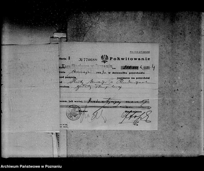 Obraz 9 z jednostki "Wielkopolska Huta Miedzi Rudnicze powiat poznański nr woj 124"