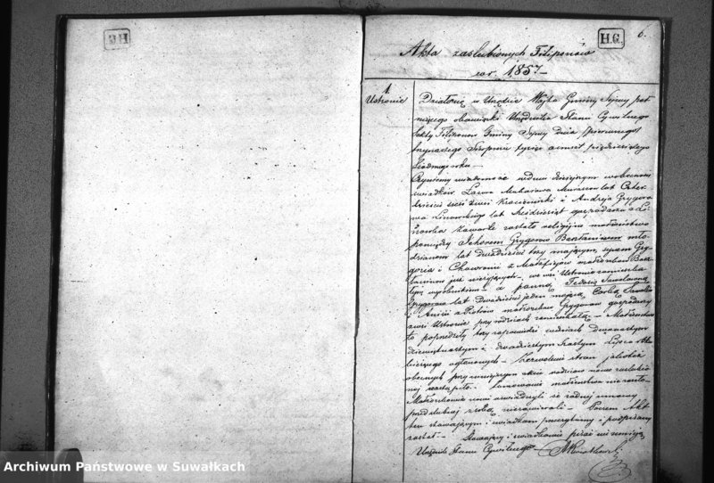 image.from.unit.number "Duplikat Akt Urodzonych, zmarłych i zaślubionych Filiponów w Gminie Sejwy Roku 1857"