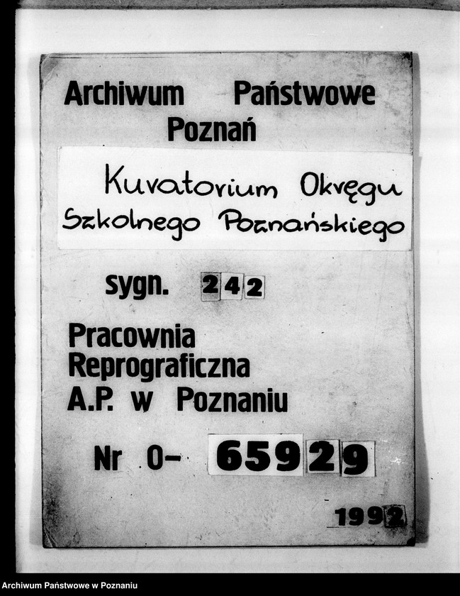 Obraz 1 z jednostki "Prywatna Szkoła Powszechna z niemieckim językiem nauczania Siedmiorogów powiat Gostyń"