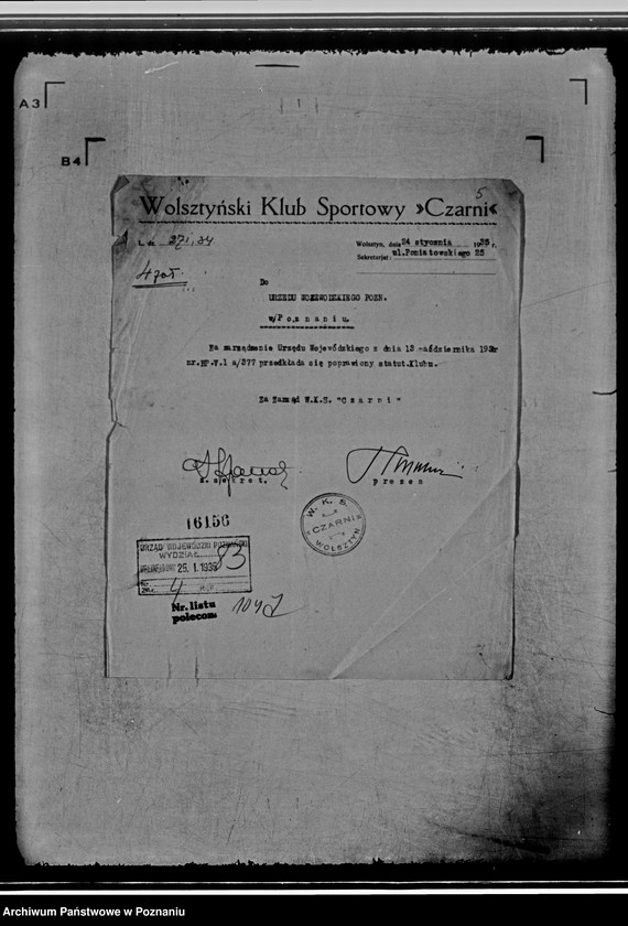 Obraz 9 z jednostki "/Wolsztyński Klub Sportowy,,Czarni" w Wolsztynie/"