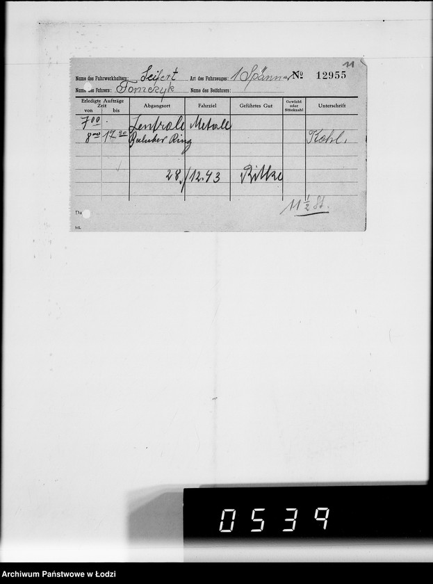 Obraz 14 z jednostki "[Alfons Seifert. Rachunki za dostawy towarów dla Getta]"