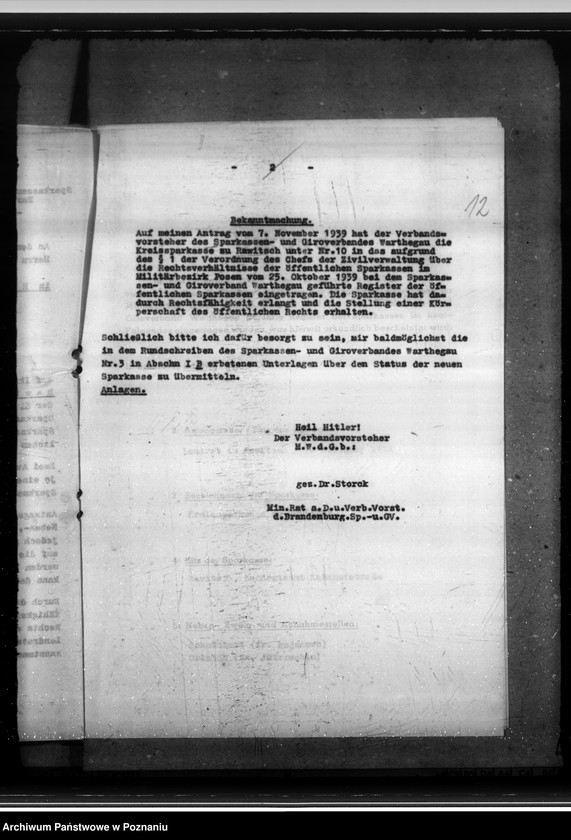 Obraz 16 z jednostki "Sparkassen und Giroverband Wartheland"