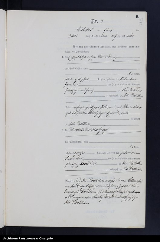 image.from.unit.number "Heiraths-Neben-Register Nr 1 - 15"