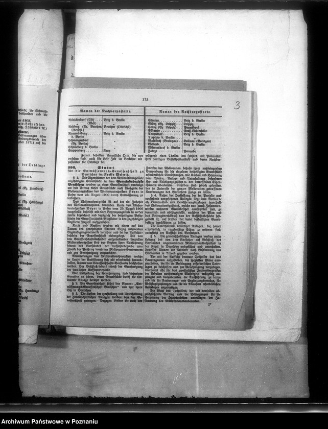 Obraz 6 z jednostki "Die Entwässerung der Gemeindeländereien in Bentschen im Kreise Meseritz /Zbąszyń powiat nowotomyski/"