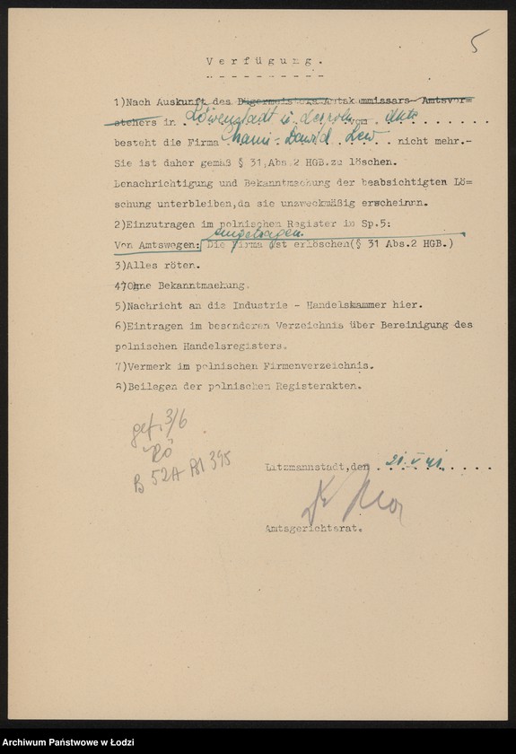 Obraz 7 z jednostki "Chaim Dawid Lew- sprzedaż gotowych ubrań"