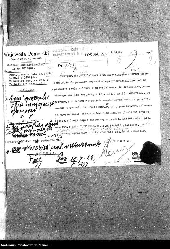 Obraz 6 z jednostki "Pow. lekarz Weterynaryjny Wąbrzeźno"