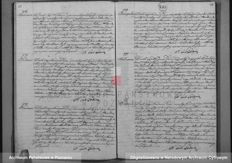 Obraz 17 z jednostki "Akta urodzeń, małżeństw i zgonów"