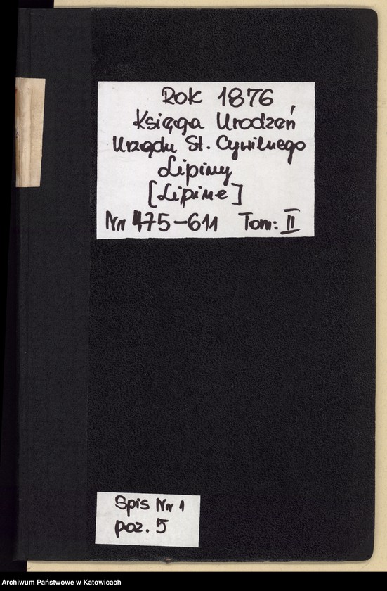 image.from.unit.number "Księga urodzeń T.2 nr 475-611"