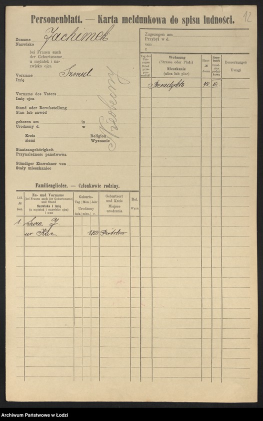 image.from.unit.number "[Spis ludności Łodzi] Joachimek - Joskoszek"