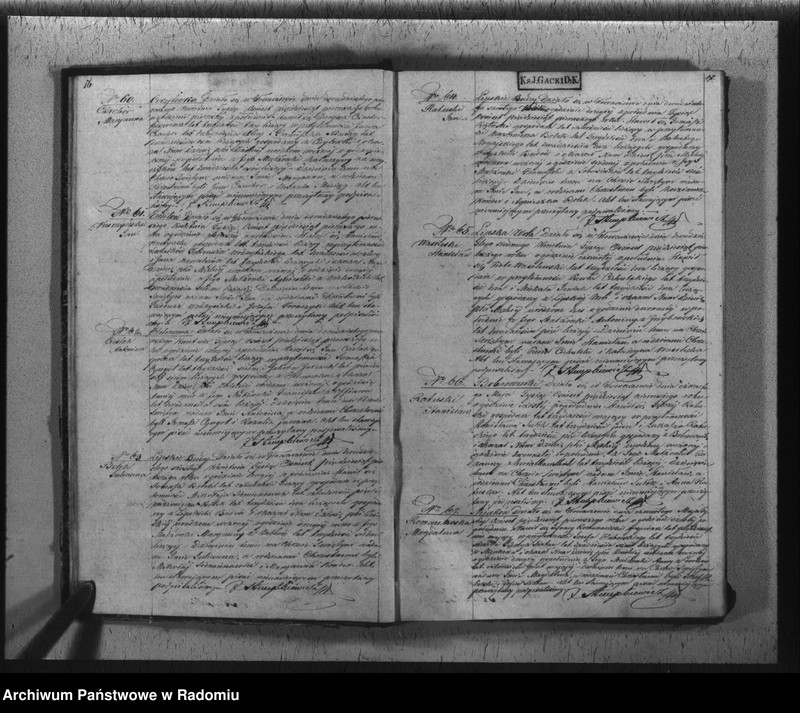 image.from.unit.number "Duplikat akt urodzonych, zaślubionych i zmarłych z parafii Głowaczów na rok 1851"