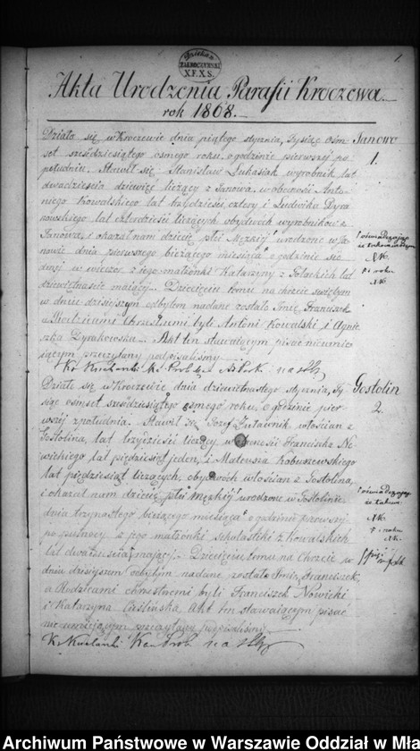 image.from.unit.number "Akta urodzeń, małżeństw, zgonów"