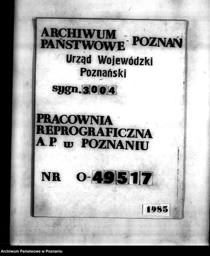 Obraz 1 z jednostki "Jerzy Nałęcz-Kunowski z Łobżenicy, skarga do NTA na orzeczenie Urzędu Wojewódzkiego z dnia 23,II,37 w sprawie przymusowego wykupu"