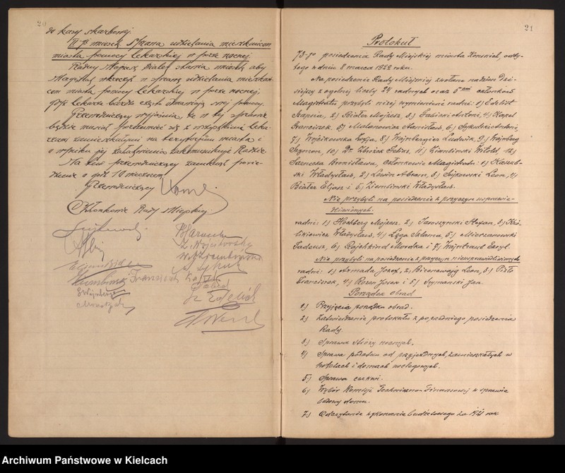 Obraz 14 z jednostki "Protokoły z posiedzeń Rady Miejskiej miasta Końskie 20 stycznia 1922- 12 maja 1923 roku"