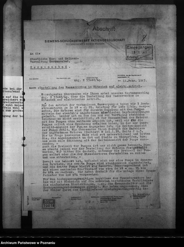 Obraz 12 z jednostki "Wasserwerk - Hermannsbad (Ciechocinek)"