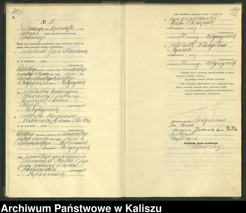 Obraz 14 z jednostki "[Księga małżeństw]"