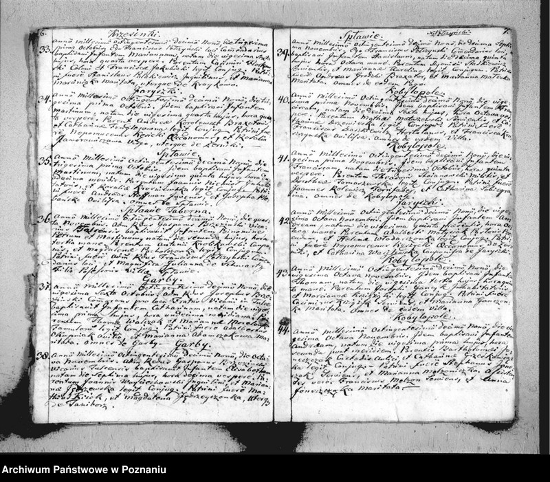 Obraz 6 z jednostki "Liber baptisatorum, copulatorum, mortuorum"