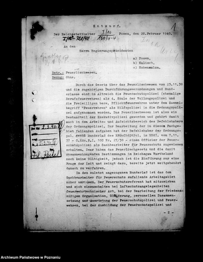 Obraz 6 z jednostki "Zuständigkeit der Feuerschutzpolizei"