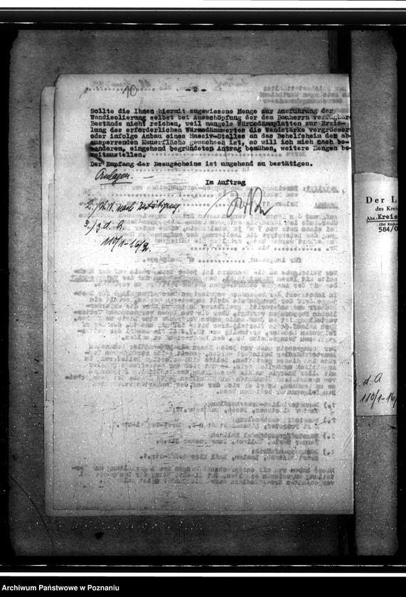 Obraz 14 z jednostki "Bau von Behelfsheimen im Kreise Gnesen (Gniezno)"