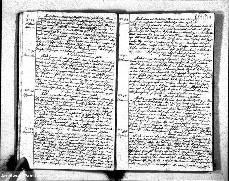 image.from.unit.number "Duplikat Aktów Urodzonych, Zaślubionych i Zeszłych Urzędnika Stanu Cywilnego Rzymsko-Katolickiego Kościoła Obrzędu Łacińskiego Parafii Kopciowskiey z Roku 1840"