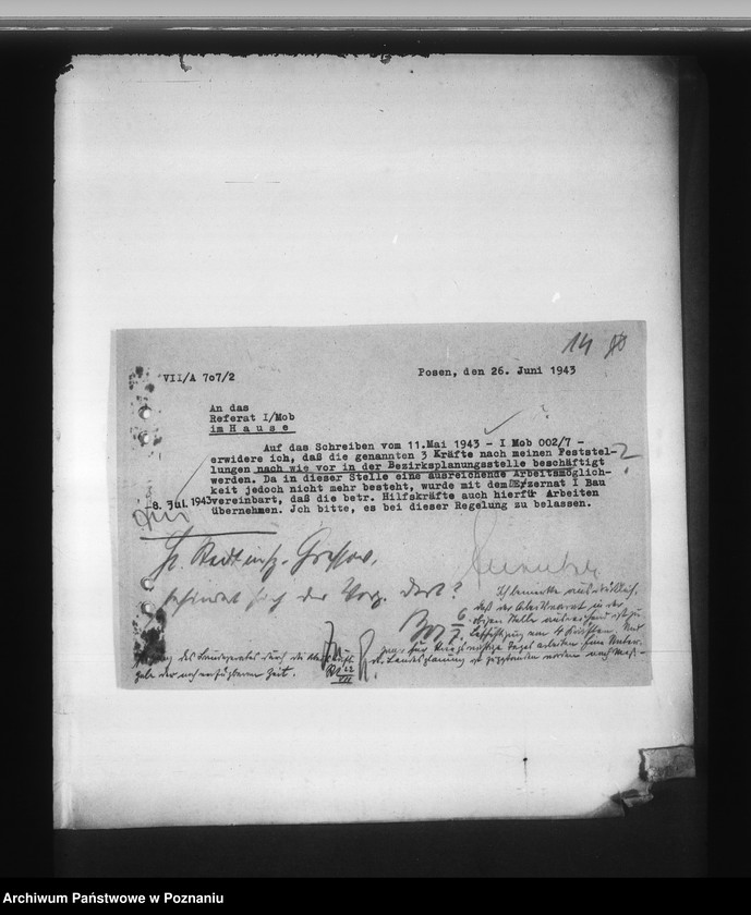 Obraz 18 z jednostki "Zlikwidowanie komórek organizacyjnych rejencji zajmujących się planowaniem"