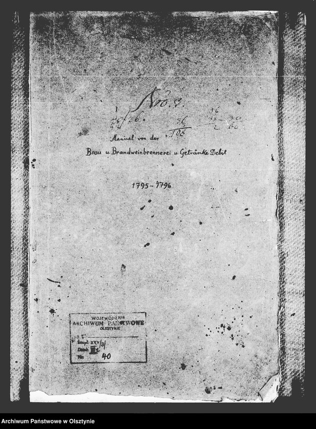 image.from.unit.number "Manual von der Brau-u. Brandweinbrennerei und dem Getränke- Debit vom Guthe Steinort"