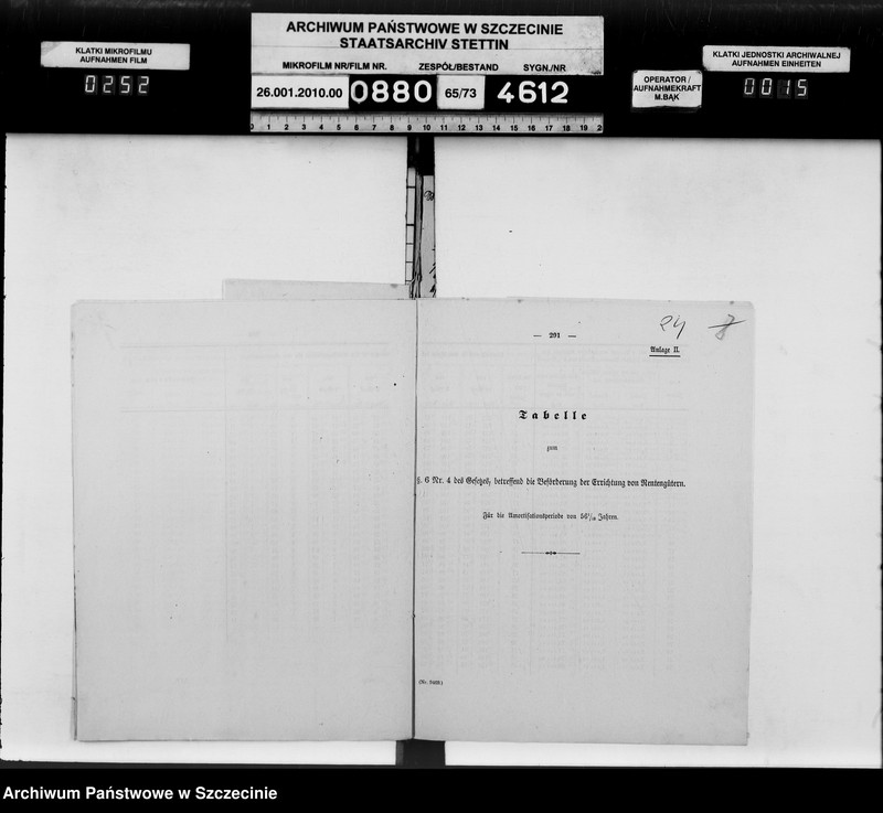 image.from.unit.number "Errichtung von Rentengütern, vol. I"