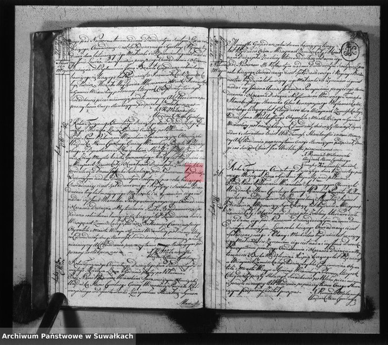 image.from.unit.number "Księga do zapisywania aktów cywilnych urodzenia gminy wiżajńskiey, departamentu łomżyńskiego, powiatu kalwaryjskiego"