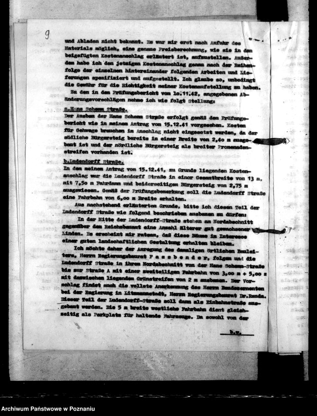 Obraz 13 z jednostki "Kreisstadt Kempen. Antrag auf Aufschliessungskosten der Siedlung für Reichsbedienstete"