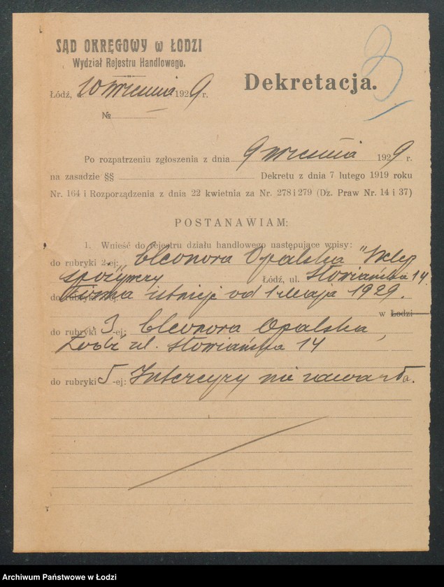 Obraz 5 z jednostki "Eleonora Opalska - sklep spożywczy"